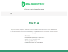 Tablet Screenshot of communitychestofleonia.org